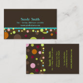 Stilvolle Visitenkarten für Kinderbetreuung Visitenkarte (Vorne/Hinten)