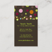 Stilvolle Visitenkarten für Kinderbetreuung Visitenkarte (Rückseite)