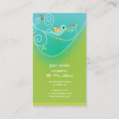 Stilvolle Visitenkarten für Kinderbetreuung Visitenkarte (Rückseite)