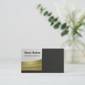 Stilvolle Visitenkarten mit modernem Design Visitenkarte (Stehend Vorderseite)