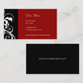 Stilvolle Visitenkarten Visitenkarte (Vorne/Hinten)