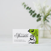 Stilvolle Visitenkarten Visitenkarte (Stehend Vorderseite)