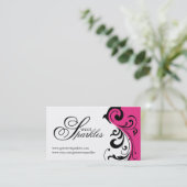 Stilvolle Visitenkarten Visitenkarte (Stehend Vorderseite)