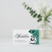 Stilvolle Visitenkarten Visitenkarte (Stehend Vorderseite)