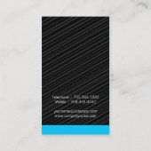 Stilvolle Visitenkarten Visitenkarte (Rückseite)