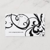 Stilvolle Visitenkarten Visitenkarte (Rückseite)