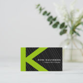 Stilvolle Visitenkarten Visitenkarte (Stehend Vorderseite)