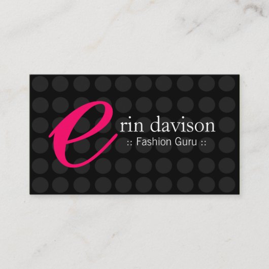 Stilvolle Visitenkarten Visitenkarte (Vorderseite)