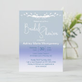 Stilvolle Vorlage für das Ombre Blue Pastel Brautp (Stehend Vorderseite)