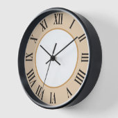 Stilvolle Wall-Uhr - Orange Uhr (Winkel)