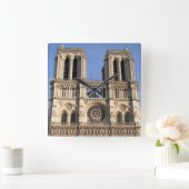 Stilvolle Wanduhr mit Notre Dame de Paris (Zuhause)