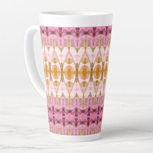 Stilvolle Wasserfarbe Gemustert Milchtasse (Linke Ecke)