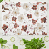 Stilvolle Wasserfarbenflora Geschirrtuch (Gefaltet)