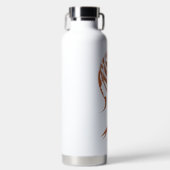 Stilvolle Wasserflasche für Frauen Trinkflasche (Vorderseite)