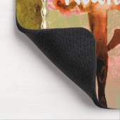 Stilvolle Watercolor Ballerina Personalisiert Mousepad (Ecke)