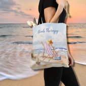 Stilvolle Watercolor Beach Ocean Sand Personalize Tasche