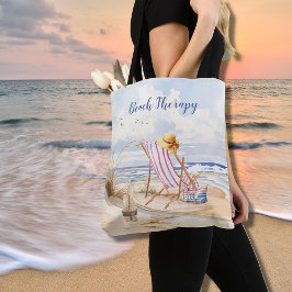 Stilvolle Watercolor Beach Ocean Sand Personalize Tasche