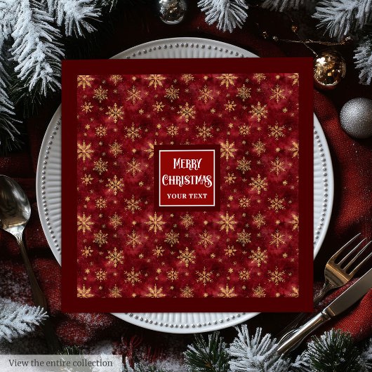 Stilvolle Watercolor Chic Burgundy Red Party Napki Serviette