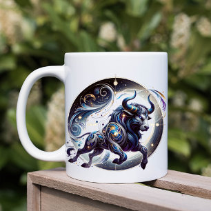 Stilvolle Watercolor Taurus Zodiac Custom Tasse