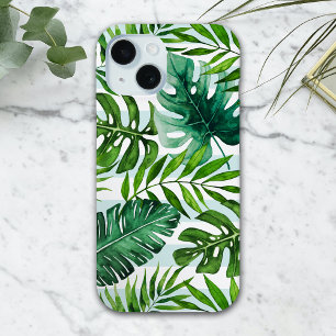 Stilvolle Watercolor Tropical Green Botanical Case-Mate iPhone Hülle