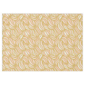 Stilvolle Wavy-Linien, beige Muster Tischdecke (Vorderseite (Horizontal))