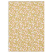 Stilvolle Wavy-Linien, beige Muster Tischdecke (Vorderseite)