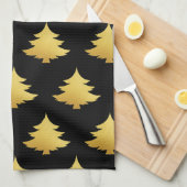 Stilvolle Weihnachten Geschirrtuch (Viertel Falte)