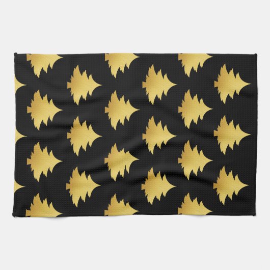 Stilvolle Weihnachten Geschirrtuch (Horizontal)