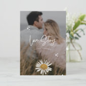 Stilvolle Weihnachten | Minimaler Fun Couple Foto  Einladung (Stehend Vorderseite)