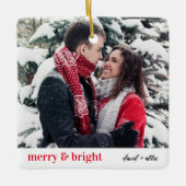 Stilvolle Weihnachten | Moderne Einrichtung Keramikornament (Vorderseite)