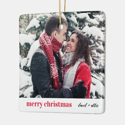 Stilvolle Weihnachten | Moderne Einrichtung Keramikornament (Links)