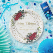 Stilvolle Weihnachten Pappteller (Party)