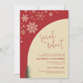 Stilvolle Weihnachts-Foto Save The Date (Rückseite)