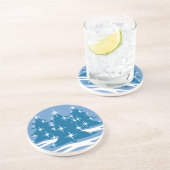 Stilvolle Weihnachts-Untersetzer Blue Christmas Tr Untersetzer (Seite)