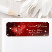 Stilvolle Weihnachtsbälle, rot (Insitu)