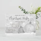 Stilvolle Weihnachtsbände Weihnachtsmann Weihnacht Einladung (Stehend Vorderseite)