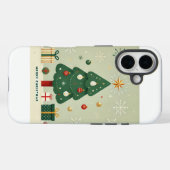 Stilvolle Weihnachtsbaum IPhone Case 🎄| Limited G (Rückseite (Horizontal))