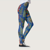 Stilvolle Weihnachtsbaum Jewel Bling Lapis Lazuli Leggings (Rechts)