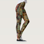 Stilvolle Weihnachtsbaum Jewel Bling Tiger Iron Leggings (Rechts)