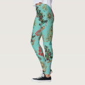 Stilvolle Weihnachtsbaum Jewel Pattern Leggings (Links)