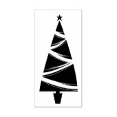 Stilvolle Weihnachtsbaum Rubber Art Briefmarke Gummistempel (Prägung)