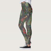 Stilvolle Weihnachtsbaume Jewel Bling Leggings (Links)
