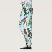 Stilvolle Weihnachtsbaume Jewel Bling Leggings (Links)
