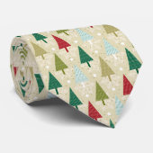 Stilvolle Weihnachtsbäume Krawatte (Gerollt)