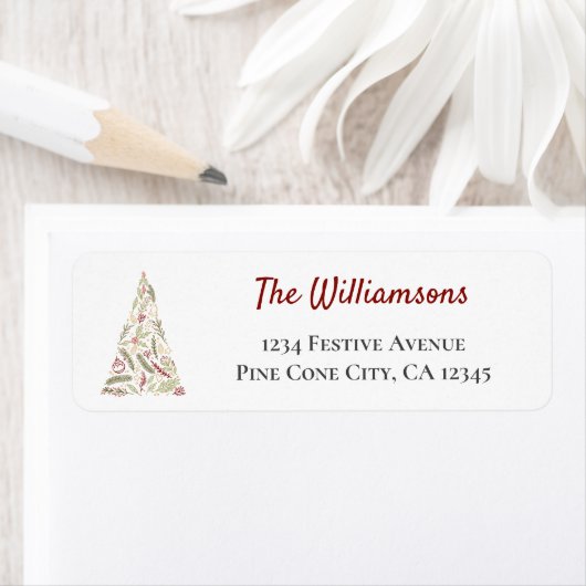 Stilvolle Weihnachtsbaumfolien und Winterberries (Insitu)