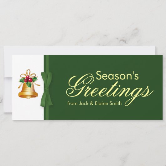 Stilvolle Weihnachtsfeier Einladungen (Rückseite)