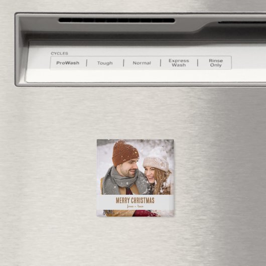 Stilvolle Weihnachtsgeschenke Gedenkstätte Foto-Sa Magnet (In Situ (Geschirrspüler))