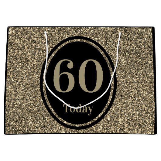 Stilvolle Weihnachtsgeschenktasche 60. Große Geschenktüte (Vorderseite)