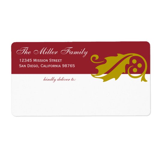 Stilvolle Weihnachtsgoldversand (Vorne)