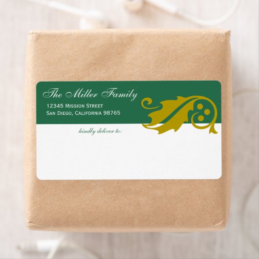 Stilvolle Weihnachtsgoldversand (Insitu)